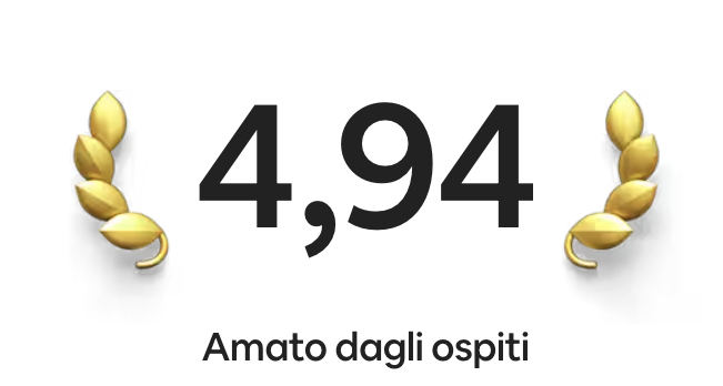 Amato dagli ospiti — valutazione 4,94 su Airbnb